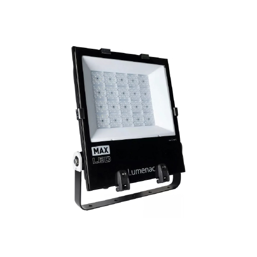 Proyector  LED 40W 5800L 5000K con difusor de vidrio templado IP65 exterior negro